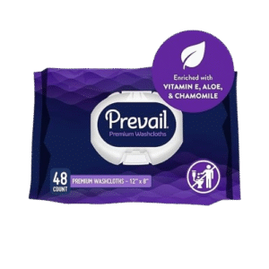 Prevail Premium Quilted Soft Pack Adult Washcloths, Unisex Adult Disposable Incontinence Wipes