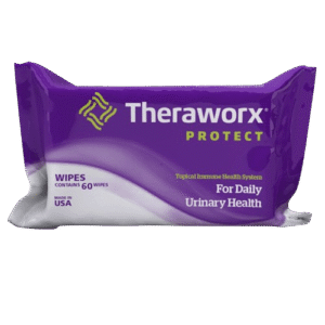 Personal Hygiene Barrier Wipe Theraworx® Protect Soft Pack Lavender Scent 60 Count
