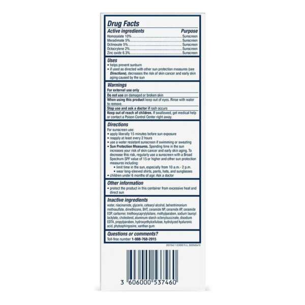 Facial Moisturizer with Sunscreen CeraVe® AM 3 oz. Pump Bottle Unscented Lotion - Image 5