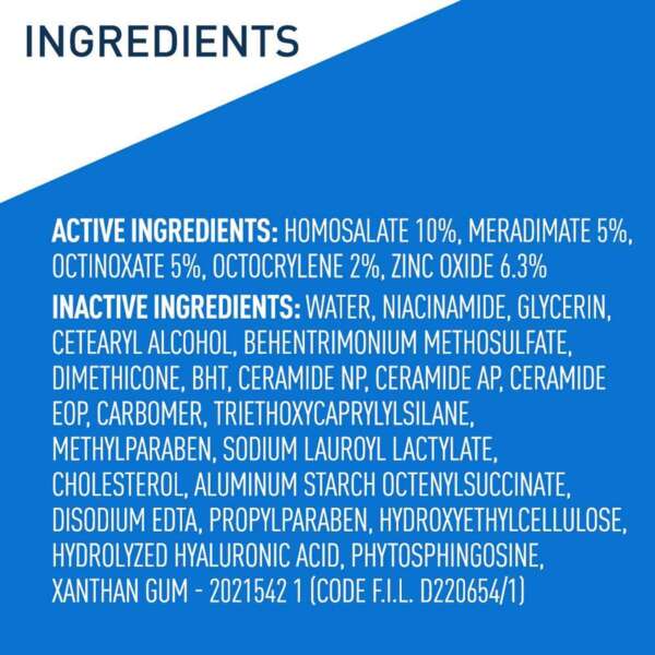 Facial Moisturizer with Sunscreen CeraVe® AM 3 oz. Pump Bottle Unscented Lotion - Image 4