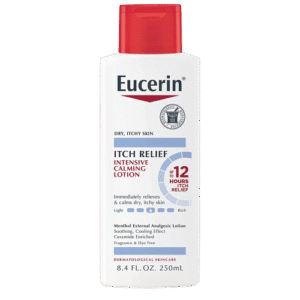 Hand and Body Moisturizer Eucerin® Itch Relief Intensive Calming Lotion 8.4 oz. Bottle Unscented Lotion