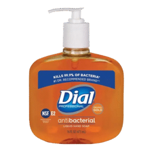 Antimicrobial Soap Dial® Gold Liquid 16 oz. Pump Bottle Scented Case of 12