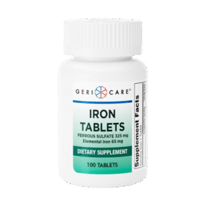 Mineral Supplement Geri-Care® Iron 325 mg Strength Tablet 100 per Bottle