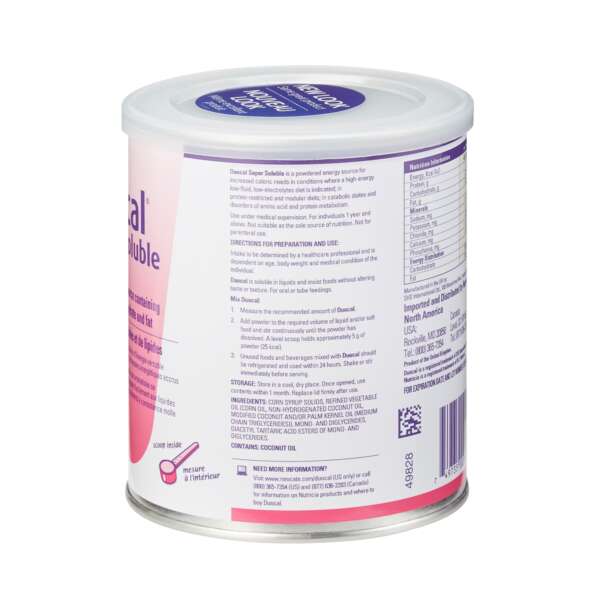 Oral Supplement Duocal® Unflavored Powder 14 oz. Can - Image 3