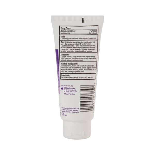 Skin Protectant 3M™ Cavilon™ 3.25 oz. Tube Unscented Cream CHG Compatible - Image 2
