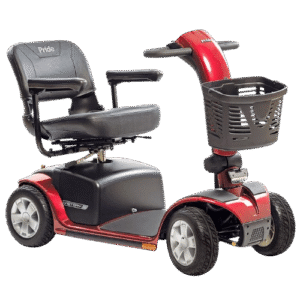 4 Wheel Electric Scooter Victory® 10 400 lbs. Weight Capacity Candy Apple Red