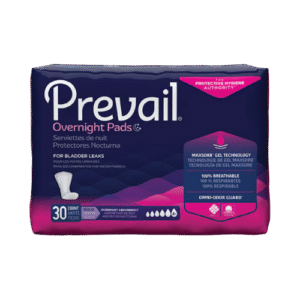 Prevail Overnight Absorbency Bladder Control Pads For Women
